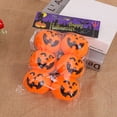 thumbnail image 1 of Mini Cubo de calabaza portátil para Halloween para niños, bolsa de soporte para dulces de calabaza, accesorios de Halloween, naranja y negro, 6 piezas, 1 of 4