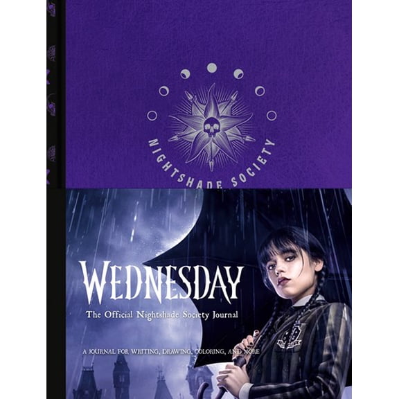 Wednesday: the Official Nightshade Society Journal: A Journal for Writing, Drawing, Coloring, and More (Hardcover)