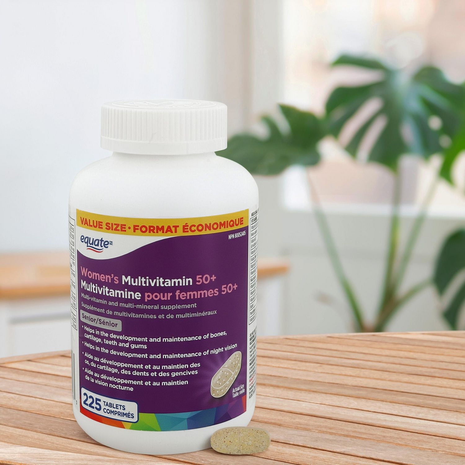 Equate Senior Women's Multivitamin, 225 Tablets