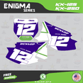 thumbnail image 4 of Kalair GFX Graphics Kit for Kawasaki KX125 (2003-2008) Enigma Series, 4 of 5