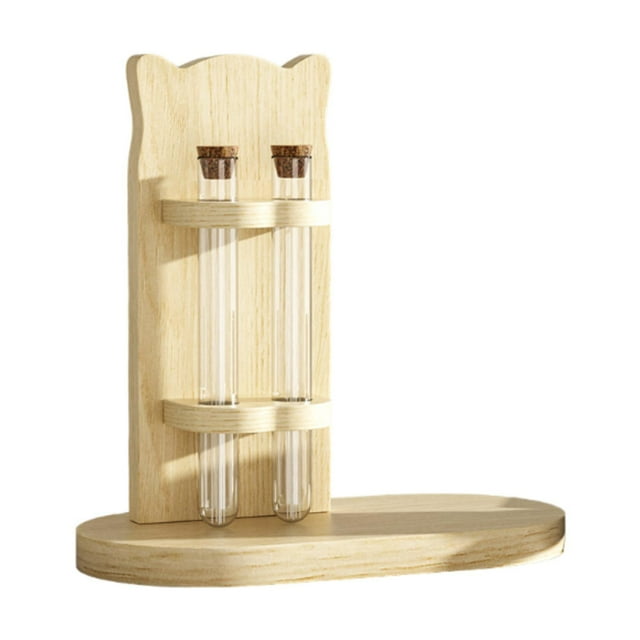 Ruiboury Boîte de Rangement pour Fouet de Chat Collection Mode avec Surfaces Lisses pour Poils d'Animaux Commémorative en Bois 20x10x20cm