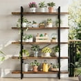 thumbnail image 3 of Selooye Bookshelf, 6 Tier Book Shelf 80Inch Tall Bookcase, Industrial Large Bookshelves Rustic Book Case with Open Metal Frame for Office, Bedroom, Farmhouse, Living Room, 3 of 8