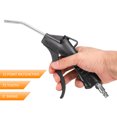 thumbnail image 5 of Uxcell 8pcs Air Blow Gun High Flow Air Compressor Blow Gun with 1/4" NPT Male Air Plug and Angled Bent for Industrial, 5 of 7