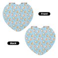 thumbnail image 2 of Uemuo Corgi Dog 1 Print Compact Portable Pocket Makeup Mirror - Leather Cover, Elegant Travel Cosmetic Mirror for Purse, Pocket, and Handbag-Heart Shape, 2 of 9