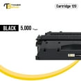 thumbnail image 5 of Toner Bank 5-Pack Compatible Toner Cartridge for Canon 120 Image CLASS D1520 D1150 D1350 D1120 D1550 D1100 (Black), 5 of 9