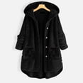 thumbnail image 4 of Kaondbfi Women's Sweater Coat, Button Up Hooded Autumn Winter Coat with Large Long Sleeved Pockets Winter Coat for Women, 4 of 7