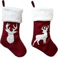 thumbnail image 1 of Calcetines Navideños KAIYANG 2 Piezas Forma de Caramelo Decoración de Navidad, 1 of 5