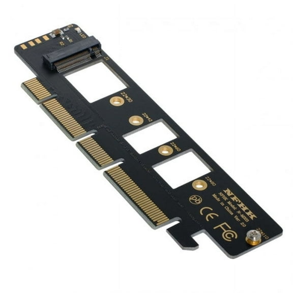 Xiwai Card NGFF M.2 M-key NVME AHCI SSD to PCI-E 3.0 16x 4x Adapter for 110mm 80mm SSD