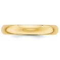 thumbnail image 2 of 10k Yellow Gold 4mm Half Round Wedding Band Size 9.5, 2 of 4