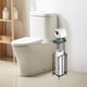 thumbnail image 4 of Estante de baño estilo europeo | Portarrollos de papel higiénico de hierro con repisa para teléfono | Organizador multifuncional de pie para papel higiénico y otros artículos de baño, 4 of 6