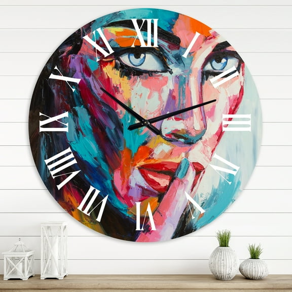 Designart 1 in Modern,Contemporary Wall Clock
