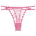 thumbnail image 1 of Gibobby Tangas de mujer sexy Bragas de encaje para mujer Tanga sexy para mujer Pantalones de correa delgada Bragas de cintura(Rosa,CH), 1 of 2