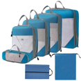 thumbnail image 1 of 1 Set Compression Packing Cubes Compressible Travel Packing Organizer for Carry on Suitcase, 1 of 5