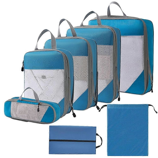 1 Set Compression Packing Cubes Compressible Travel Packing Organizer for Carry on Suitcase