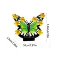 thumbnail image 4 of AuroraX Outdoor Solar Lights for Yard Decorative Solar Butterfly Wall Light Garden Metal Waterproof LED Outdoor Wall Decor Light Green, 4 of 6