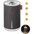 thumbnail image 2 of Mini humidificador de aire, silencioso con luz nocturna, modo de niebla ajustable, humidificador portátil USB 280ml para dormitorio, oficina, auto, hogar para bebés, apagado automático (11) Feliz Sencillez, 2 of 4
