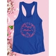 thumbnail image 3 of Mothers Day Bold Garland Racerback Tank Women -Image by Shutterstock, Female x-Large, 3 of 4