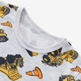 thumbnail image 4 of Hiijoy Toddler Boys Outfits Excavator Print Short Sleeve T-Shirt Shorts Set, Sizes 2-8, 4 of 7