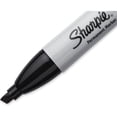 thumbnail image 3 of Marcadores permanentes Sharpie 38201 punta de cincel negro 12 unidades, 3 of 5