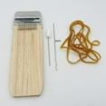 thumbnail image 3 of Small Loom Speedweve Type Weave Tool Darning Mini Loom Machine, Convenient Small 12 Pin, 3 of 8