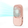 thumbnail image 1 of Ventilador de mano Mini ventilador, pequeño ventilador portátil con soporte, ventilador de pestañas recargable por USB con 3 velocidades, ventilador de maquillaje, ventilador de pestañas - rosa, 1 of 4