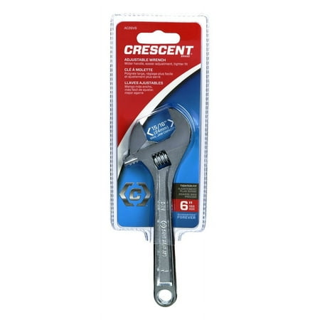 UPC: 0037103253989 | Crescent Addjustable x 6 in. L Metric and SAE Adjustable Wrench 1 pc.