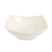 Gibson Home Everyday Square White Stoneware Dinnerware Set, 12-Piece