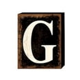 thumbnail image 1 of Panneau en bois 'G' noir, 1 of 1