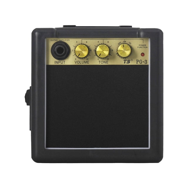Inteprter Altavoz amplificador de guitarra eléctrica portátil Universal para exteriores, 3W, alta sensibilidad, bajo, volumen, tono, Accesorios para electrodomésticos