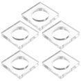 thumbnail image 2 of Here's a refined and engaging product description for your **Clear Acrylic Napkin Rings**:\n\n \n\n**5pcs Clear Acrylic Napkin Rings – Elegant, Sturdy, 2 of 5