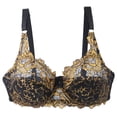 thumbnail image 5 of Sujetador de encaje sexy con copa ultrafina de Europa y Estados Unidos, bordado con copa CD, sujetador grande, ropa interior para mujer gorda, 5 of 5