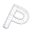 thumbnail image 1 of Romantic Iron Alphabet R Frame Wire Wreath Succulent Pot Wedding Decor, 1 of 6