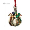 thumbnail image 3 of GQDIN Duck Hunting Christmas Ornament - 2D Flat Acrylic Mallard Duck Decor for Xmas Tree - Ideal Gift for Duck Hunters & Outdoor Enthusiasts Holiday Decoration, 3 of 7