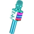 thumbnail image 1 of Intexca Bluetooth Karaoke Microphone, 4-in-1 Wireless Mic with LED Lights for Kids & Adults, 1 of 5