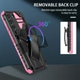 thumbnail image 3 of for Samsung Galaxy S24 Plus Case - Heavy Duty Phone Holster with Belt Clip | with Kickstand | Shockproof, Dual Layer Protective | Drop Protection Hybrid Case for Samsung Galaxy S24 Plus, Pink, 3 of 10