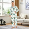 thumbnail image 3 of Adult Christmas Onesie Cartoon Dragon Adult Zipper One-Piece Pajamas Unisex Pajamas with Pockets, 3 of 6