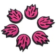thumbnail image 1 of OULII 6pcs Tennis Racket Shock Absorber Silicone Pink Racket Vibration Dampener for Tennis Playing, 1 of 7