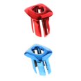 thumbnail image 1 of Cubierta del Botón de la Perilla de bloqueo del Pasador de la Ventana de la puerta del Vehículo Macarena 2pcs F10 Azul Rojo, 1 of 8