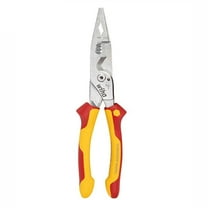 Multifunctional Pliers for Electricians 8-in-1 I Crimping, Stripping, Cutting, Gripping, Deburring, Bending, Screwing, Cutting Screws (45489/45705)