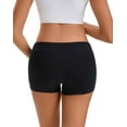 thumbnail image 4 of INNERSY Women's Cotton Boyshorts Under The Bump Pregnancy Postpartum Maternity Underwear 4 Pack(S,Black), 4 of 10