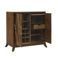 thumbnail image 3 of Heritage 2-Door Wood Bar Cabinet in Brown Finish by Scott Living, 3 of 8