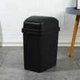 thumbnail image 2 of kjfeif Bathroom Trash Can with Lid Plastic Garbage Can with Lid Waste Basket Trash Garbage Dog Proof Trash Can for Bathroom Kitchen Living Room Bedroom, 2 of 4