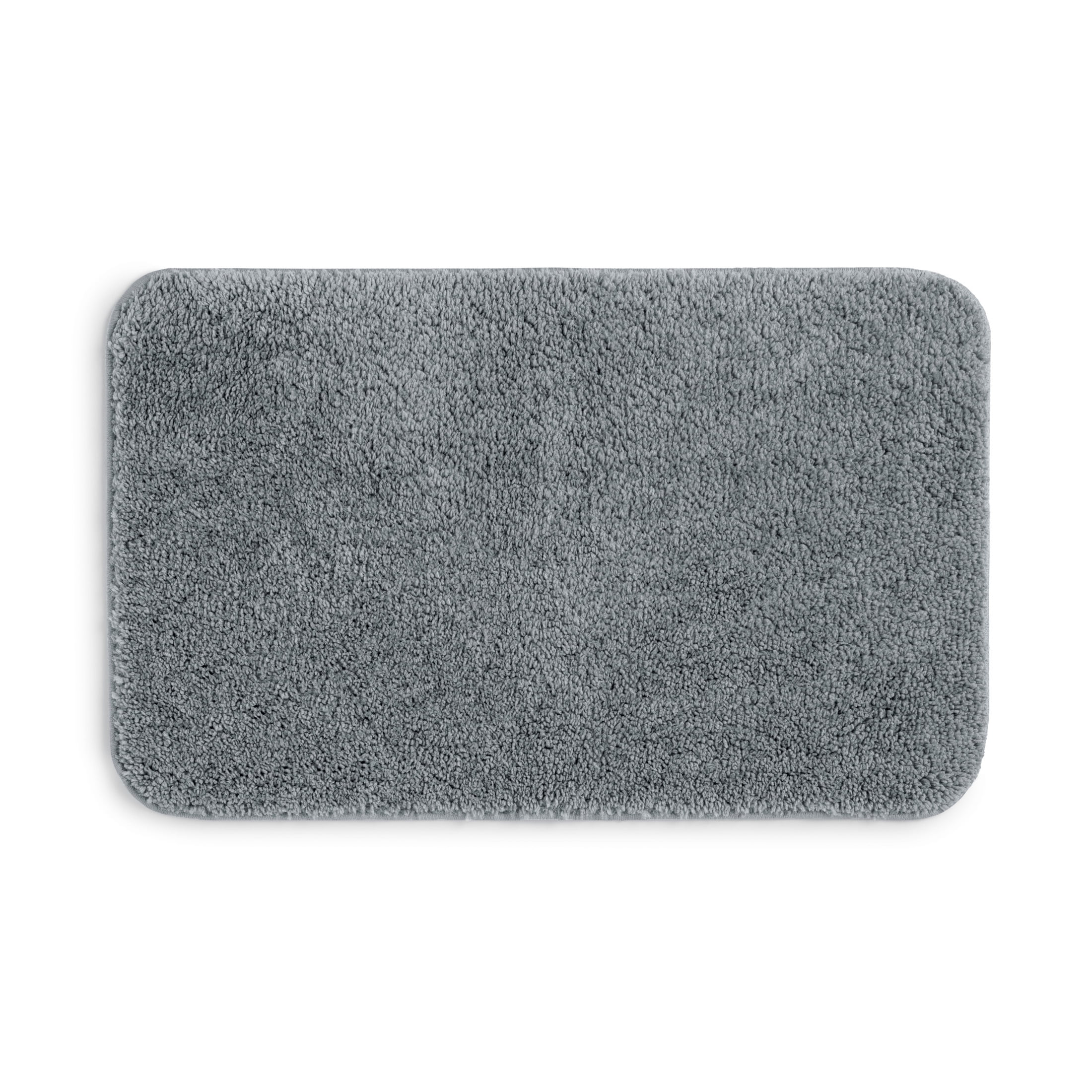 Mainstays Basic 3-Piece Polyester Bath Rug Set: Grey, Contour, Lid Cover and 20" x 32"