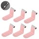 thumbnail image 3 of Riwesomey Sujetador de sábana antideslizante de 6 uds., Clip de fijación de sábana impermeable, soporte de sábana de plástico firme para cama, Artesanía Rosa Riwesomey TO005355-03, 3 of 6