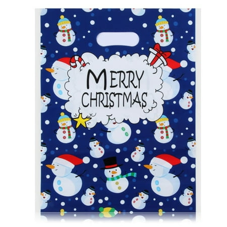 Wrapping Up Christmas Presents Games Christmas Holiday Gift Bags Christmas Snowman Prints for Party Favors Goody Bags Xmas Presents Classrooms and Wrapping Stocking Stuffers ()