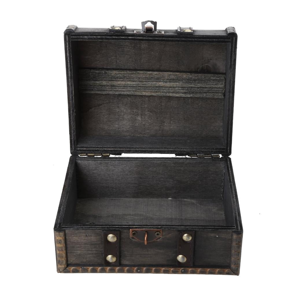 Large Wooden Jewelry Box for Women Wood Vintage Jewelry Organizer Box Jewelry Storage for Women 3 Styles 2 Clors Gift