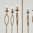thumbnail image 4 of Capital Lighting 452561ML Cohen 6 Light 22" Wide Taper Candle Style Chandelier - Mystic, 4 of 6