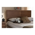 thumbnail image 2 of Baxton Studio Raya Mid-Century Modern Walnut Brown Finished Wood Full Size Headboard, 2 of 17