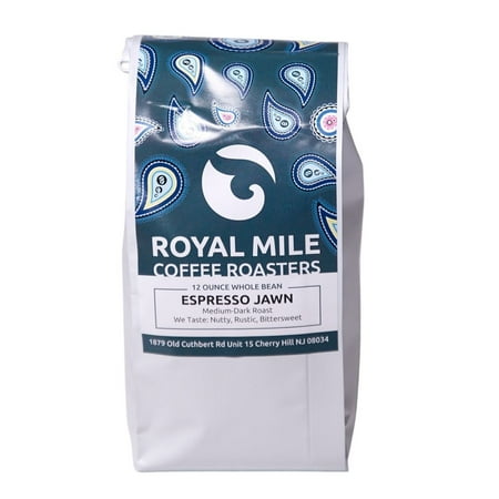 Royal Mile Coffee - Espresso Jawn, Whole Bean, Medium Dark Roast, 12oz