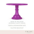 thumbnail image 3 of Twine Fuchsia Melamine Cake Stand for Cupcakes Sweets Cookies Dessert Table, 3 of 8
